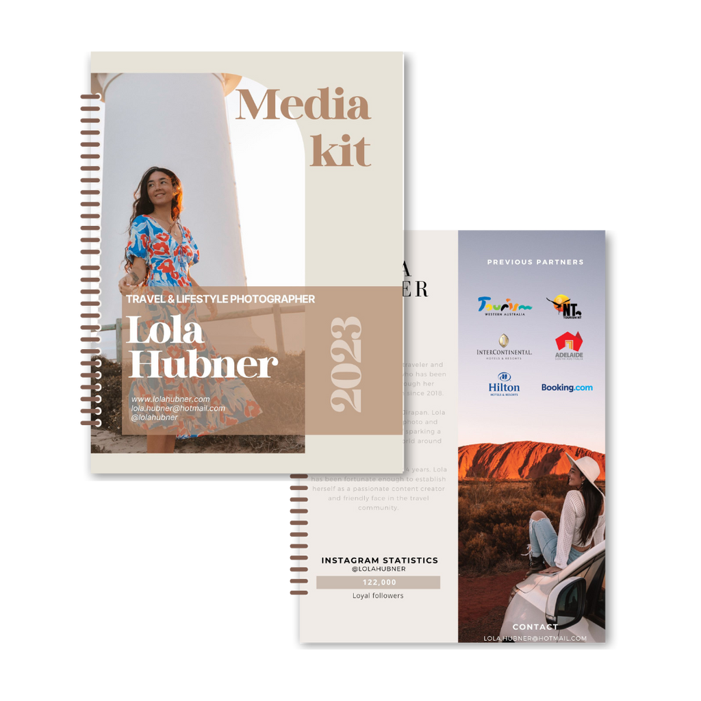 content creator bundle - media kit templates
