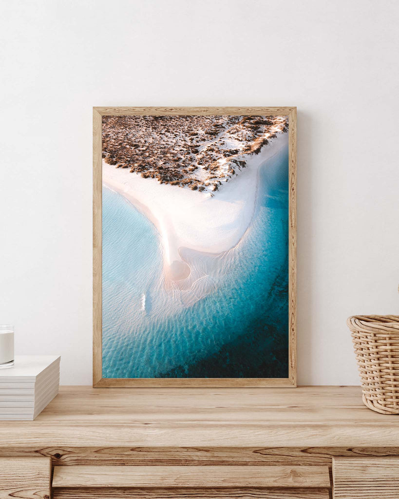blue beach art prints - photography prints australia - exmouth
