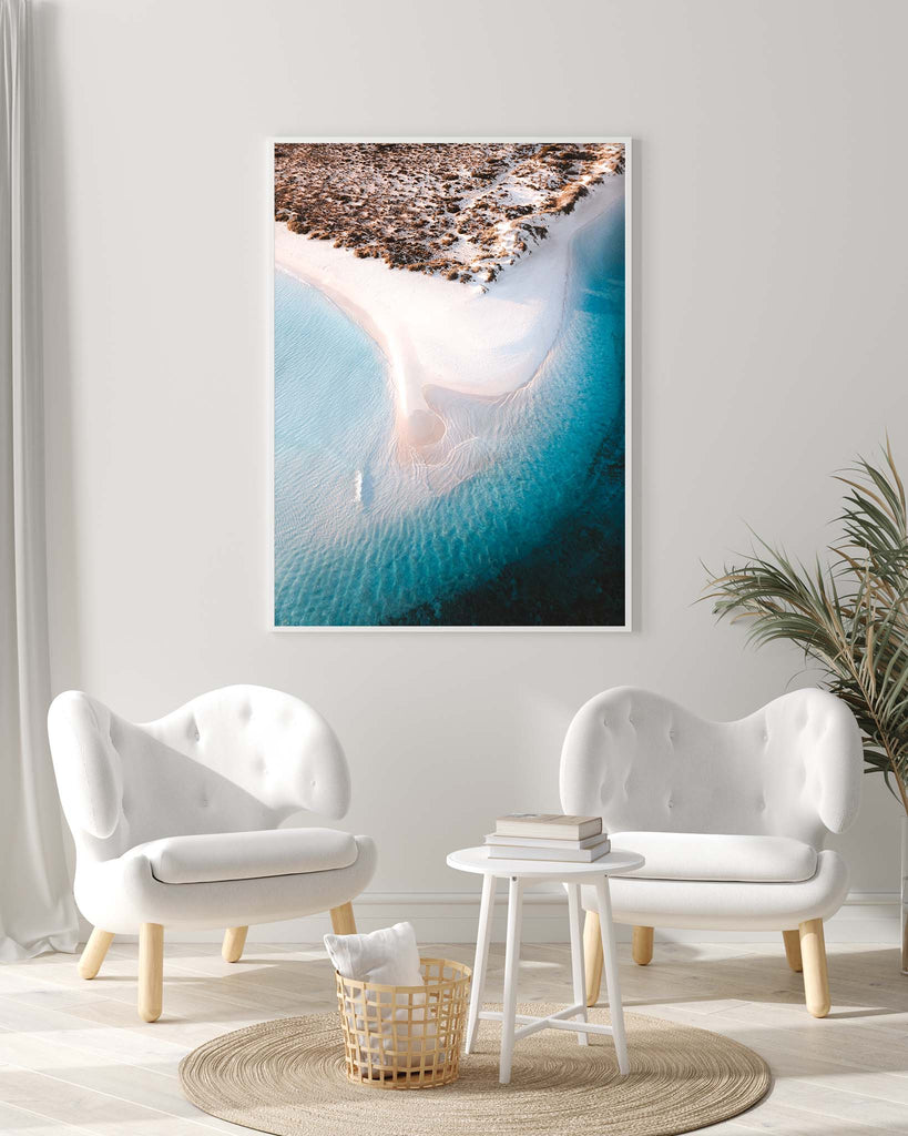 blue beach art prints - photography prints australia - exmouth